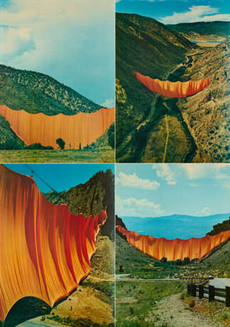 Christo. Valley Curtain, Rifle, Colorado, 1970-72 - Foto 1