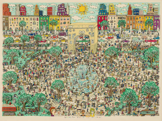 James Rizzi. Washington ain't no Square Park - photo 1