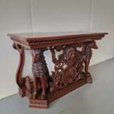 Neo-Renaissance style mahogany console Mahogany Eclecticism Early 20th century - photo 4