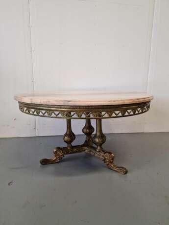 Table basse avec plateau en marbre Marmor Eclecticism Mid-20th century - Foto 1