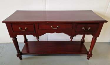 Mahogany console