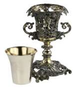 Argent 84. Grande coupe russe en argent. Ekquist Carl Gustav. Saint-P&eacute;tersbourg, milieu du XIXe si&egrave;cle. 