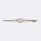 Jugendstil Diamant Nadelbrosche. - Foto 1
