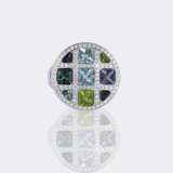Cartier. Brillant Farbedelstein Ring 'Pasha'. - photo 2