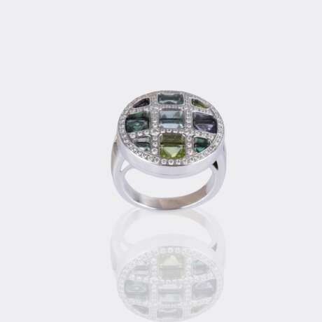 Cartier. Brillant Farbedelstein Ring 'Pasha'. - photo 3