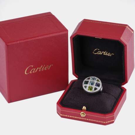 Cartier. Brillant Farbedelstein Ring 'Pasha'. - photo 5