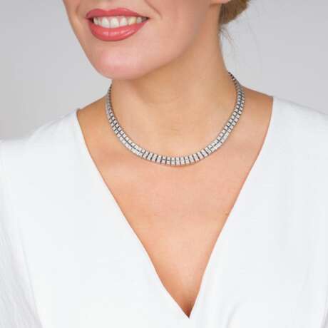 Chopard. Außergewöhnliches Brillant Collier 'Ice Cube'. - Foto 5