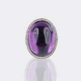 Kirsten Ehhalt. Amethyst Cocktailring mit Brillanten. - photo 1