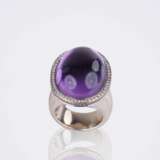 Kirsten Ehhalt. Amethyst Cocktailring mit Brillanten. - photo 3