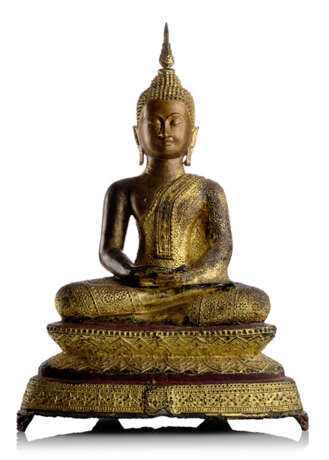 Bronze des Buddha Shakyamuni - photo 1