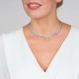 Gübelin. Fein-weißes Brillant Diamant Collier. - Foto 4