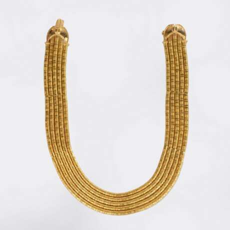 Lalaounis. Fünfreihiges Goldcollier 'Helen of Troy'. - Foto 1