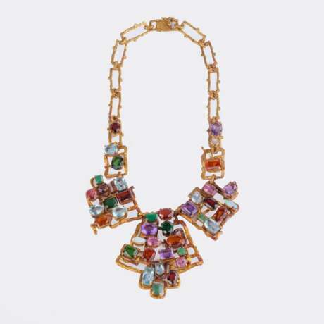 H. Stern. Außergewöhnliches, hochkarätiges Vintage Farbedelstein Collier. - фото 2