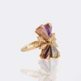 H. Stern. Vintage Farbedelstein Ring mit Brillanten. - Foto 2