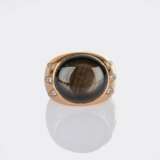 Juwelier Wempe. Sternsaphir Ring mit Brillanten. - photo 1