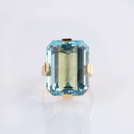 Hochkarätiger Aquamarin Ring. - фото 1
