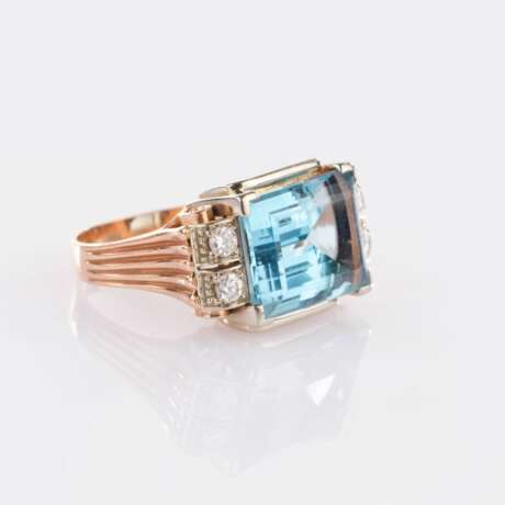 Aquamarin Brillant Ring. - фото 2