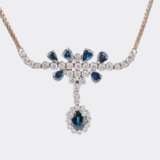 Saphir-Brillant Collier. - photo 1
