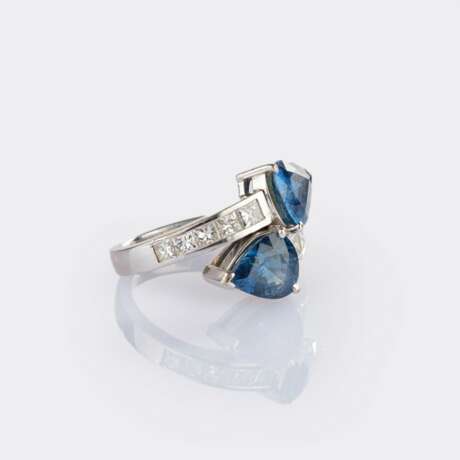 Saphir Diamant Ring 'Moi-et-Toi'. - фото 2