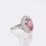Eleganter Pink Turmalin Brillant Ring. - фото 2