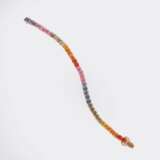 Mehrfarbiges Saphir Armband 'Rainbow'. - Foto 2