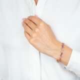 Turmalin Amethyst Armband mit Brillanten. - Foto 3
