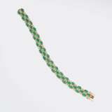 Feines Smaragd Brillant Armband. - photo 1