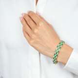 Feines Smaragd Brillant Armband. - photo 3