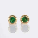 Smaragd-Schmuckset: Kette, Brosche, Ring und Paar Ohrstecker. - фото 5