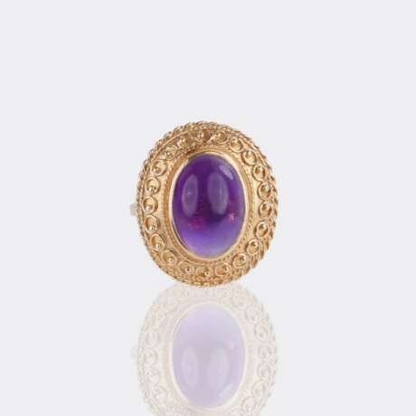 Amethyst Goldring. - фото 2