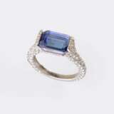 Tansanit Brillant Ring. - photo 3
