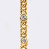 Panzerarmband mit fein-weißem Brillant-Besatz. - photo 3