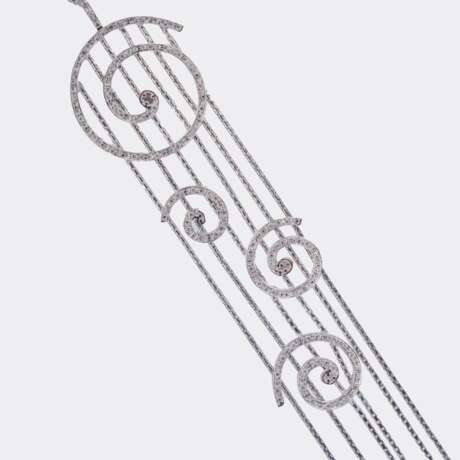 Aparter Brillant Anhänger an Kette 'La Spirale'. - Foto 3