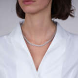 Hochkarätiges Brillant Collier. - Foto 3