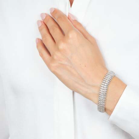 Hochkarätiges Brillant Armband. - Foto 4