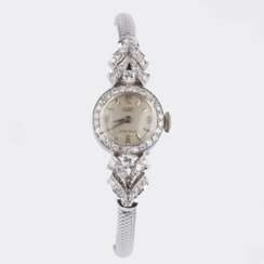 Cito. Damen Armbanduhr mit Brillant-Besatz.