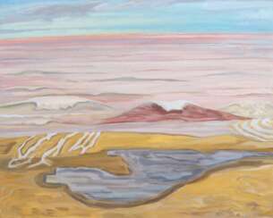 Erich Heckel (Döbeln 1883 - Radolfzell/Bodensee 1970). Meer am Abend.