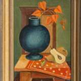 Gottfried Brockmann (Köln 1903 - Kiel 1983). Stillleben mit der blauen Vase. - Foto 2