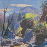 Eduard Bäumer (Kastellaun 1892 - München 1977). Bachlauf in den Bergen. - photo 1