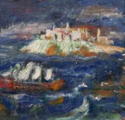 Bernhard Hoetger (Hörde/Westf. 1874 - Interlaken 1949). Blick auf Ischia.