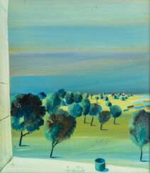 Horst Skodlerrak (Jugnaten/Memel 1920 - Travemünde 2001). Fensterausblick.