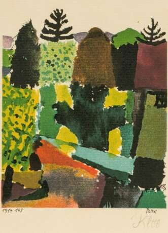 Paul Klee (Münchenbuchsee 1879 - Muralto 1940). Park. - photo 1