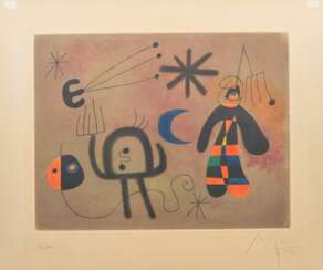 Joan Miró (Barcelona 1893 - Palma de Mallorca 1983). L'oiseau fusée.