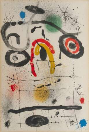 Joan Miró (Barcelona 1893 - Palma de Mallorca 1983). Personnage au-dessus de l'horizon. - photo 1