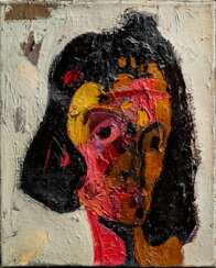 Annette Schröter (Meißen 1956). Selbstportrait VIII.