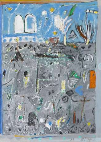 Abdullatif Al Smoudi (Hama 1948 - Schardscha 2005). Das Fenster zum Himmel. - photo 1