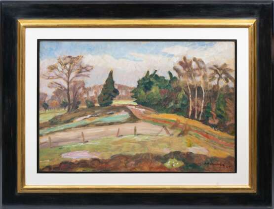 Otto Modersohn (Soest 1865 - Fischerhude 1943). In der Surheide. - photo 2