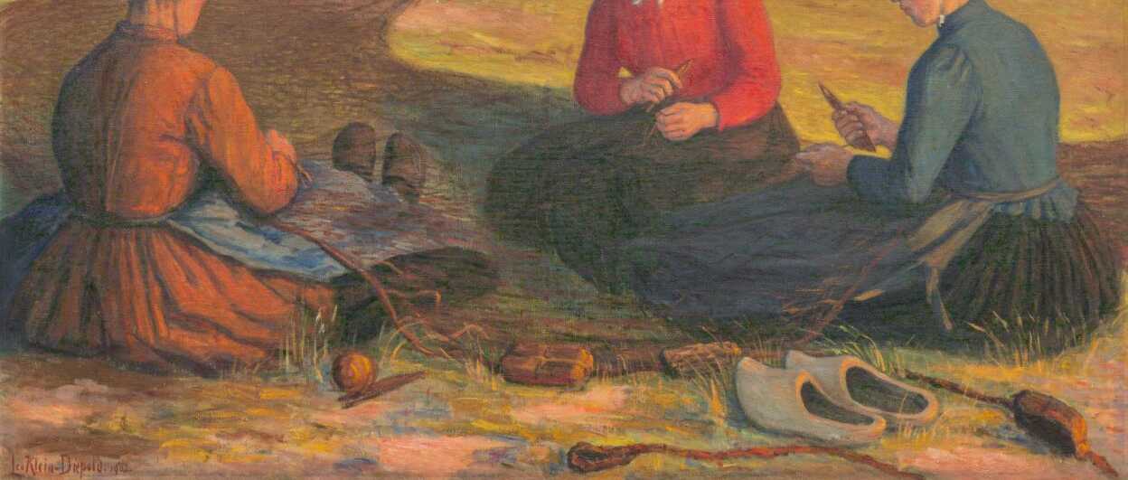 Leo Klein von Diepold (Dortmund 1865 - Berlin 1944). Netzflickerinnen.