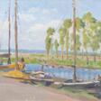 Paul Kayser (Hamburg 1869 - Donaueschingen 1942). Kähne auf der Este. - Сейчас на аукционе