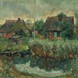 Arthur Illies (Hamburg 1870 - Lüneburg 1952). Fischerhäuser in Gothmund. - photo 1